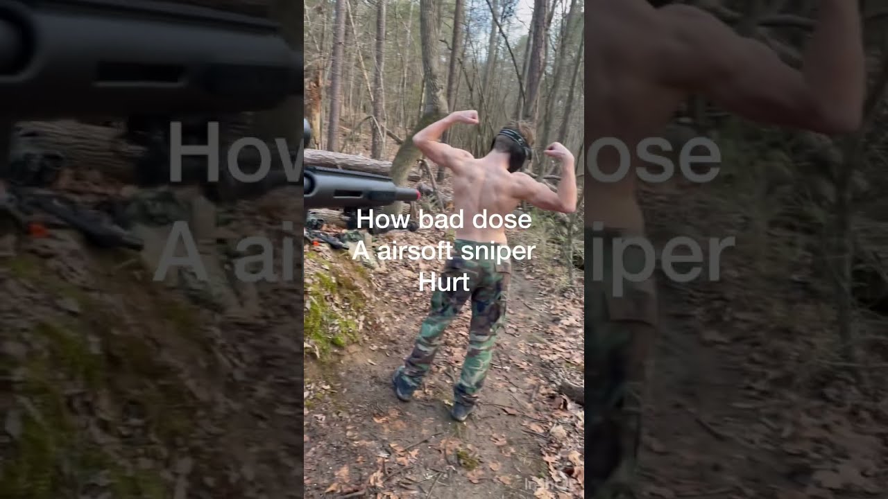 Airsoft Sniper Up Close 