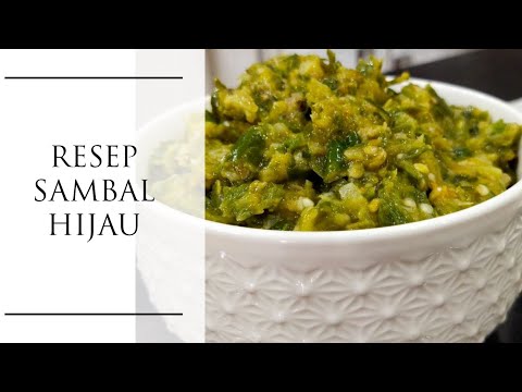 Indonesian Green Chili Sauce