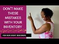 Managing My Event Inventory - My Top 10 Inventory Mistakes