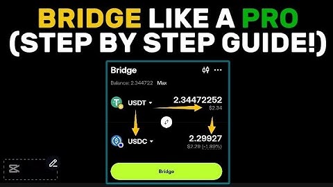 💥 How to BRIDGE Crypto from one network to another