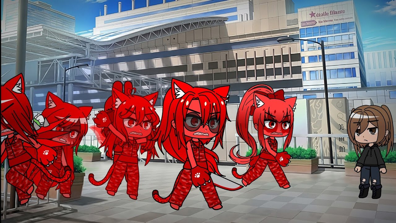 その他 Gacha fiend Forced Bonded with Pyschopath Devil | Gacha Club Mini Movie