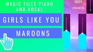 Girls Like You - Maroon5 - Magic Tiles Piano and Vocal screenshot 4