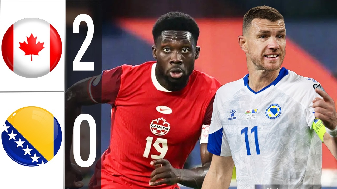 Canada vs Bosnia and Herzegovina | FIFA World Cup 2026 - All Goals & Full Highlights .