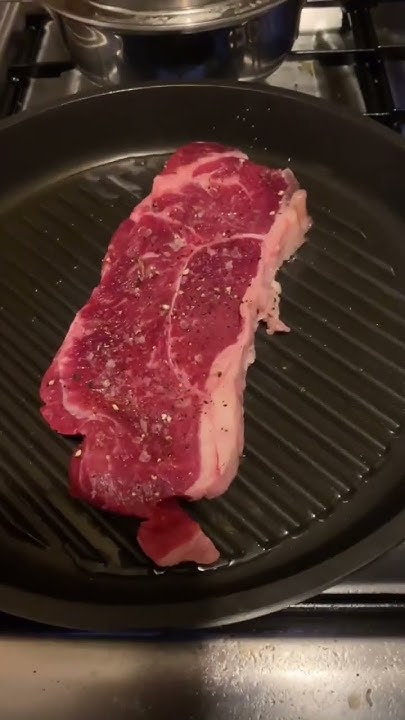 pan-fry-sirloin-steak-medium-rare-with-vegetables-youtube