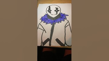 Drawing Gaster from Undertale #shorts #drawing