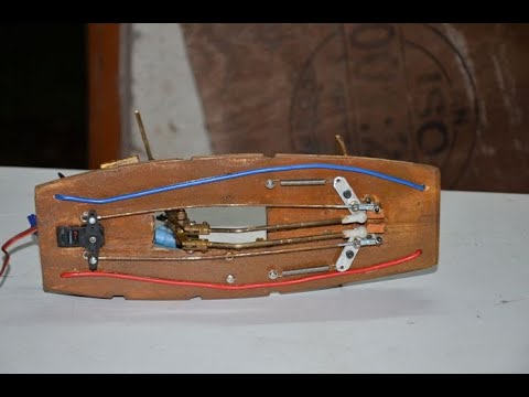 RC Rowing Boat Mechanism - YouTube