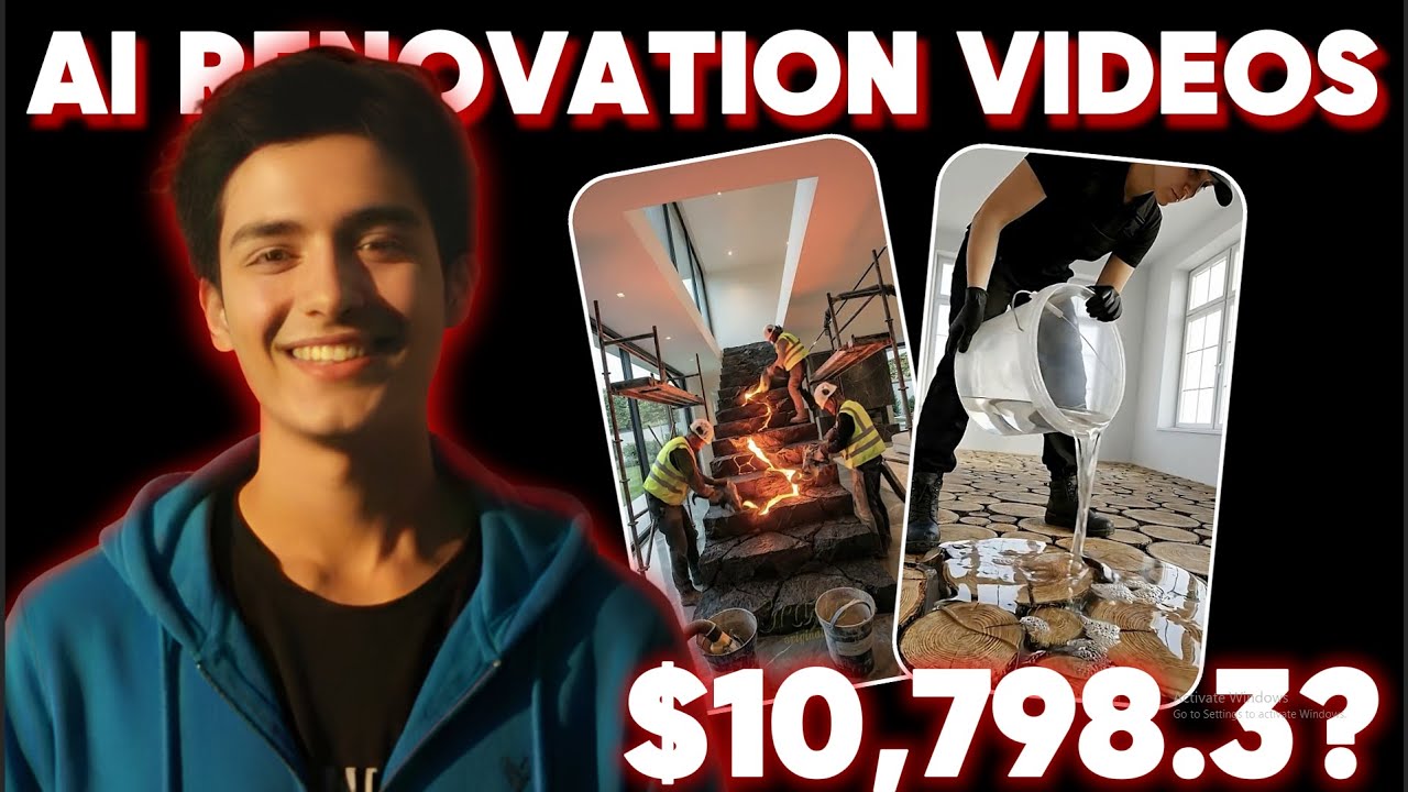 Create These AI Renovation Videos Using Simple AI Tools | And Print MONEY