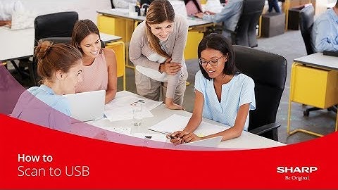 How to Guide | How to Scan to USB on a Sharp MFP