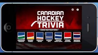 Canadian Hockey Trivia App - Android and iPhone screenshot 1