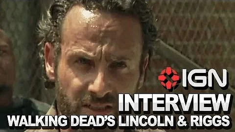 The Walking Dead - Andrew Lincoln and Chandler Rig...