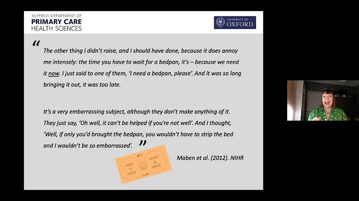 Patient and Public Involvement Webinar: Qualitative Research, 25th November 2020