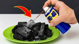 Billions of people don't even know this secret! Mix WD40 with Charcoal and make dollars😱!