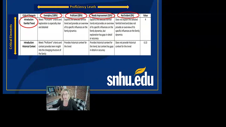 SNHU Rubrics 101