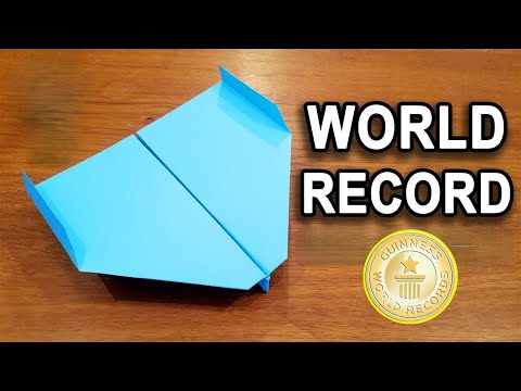 HOW TO MAKE A WORLD RECORD PAPER AIRPLANE | WORLD RECORD Paper Plane | BEST Origami Plane Tutorial