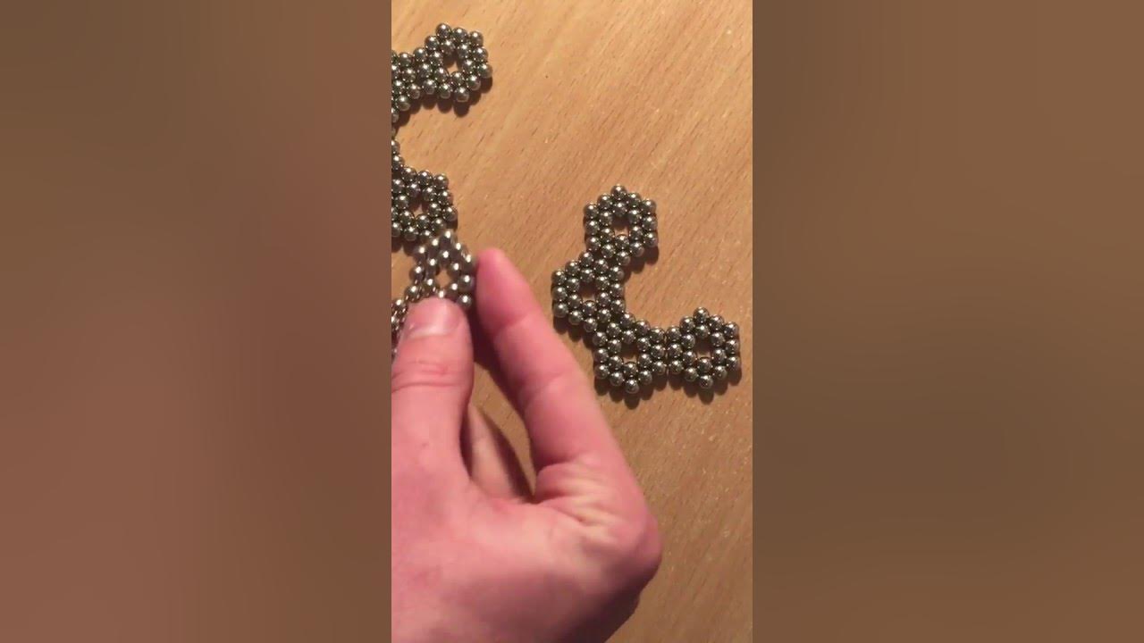Massive Magnum Revolver made of magnet spheres (Zen Magnets) - YouTube