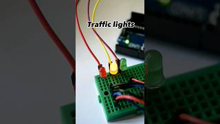 How to make a DIY Traffic lights using Arduino Uno..#shorts #viralshorts #arduino