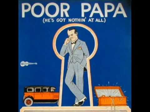 Ted Lewis and His Band - "Poor Papa" (1926)