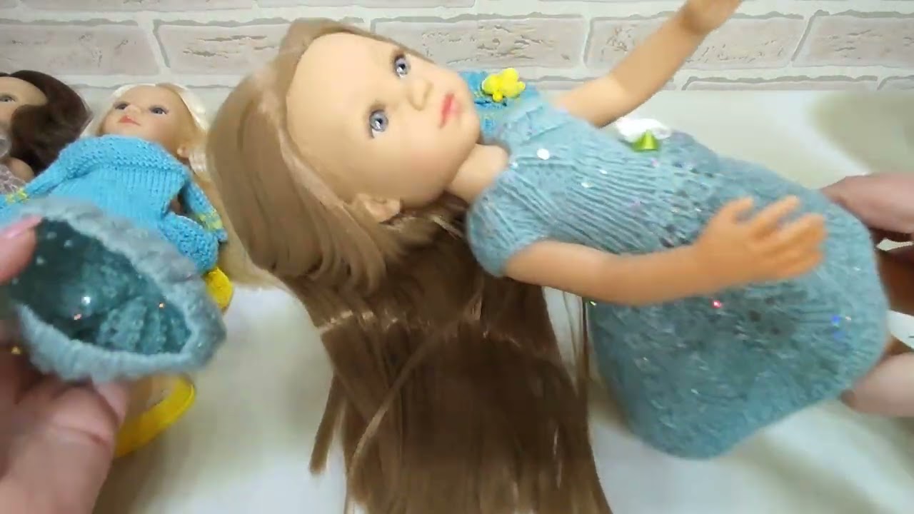 Наряжаю своих Дианочек от Империи Кукол в наряды от феечки Ларисы Умрихиной💗