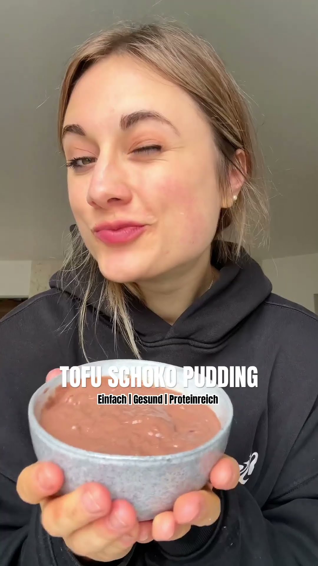 TOFU SCHOKO PUDDING Rezept in den Kommentaren!🤓 #rezept #gesunderezepte ...