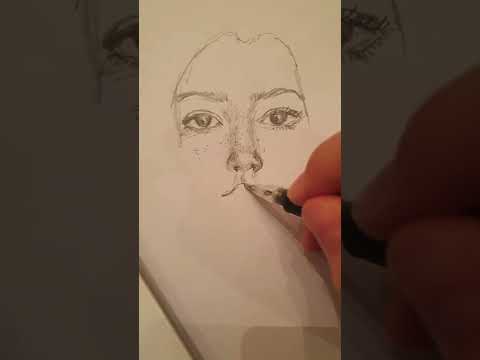 shorts | drawing sketch 5 minutes | портрет за 5 минут