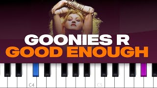 Cyndi Lauper  Goonies R Good Enough piano Tutorial