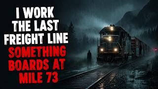 I Work the Last Freight Line. Something Boards at Mile 73