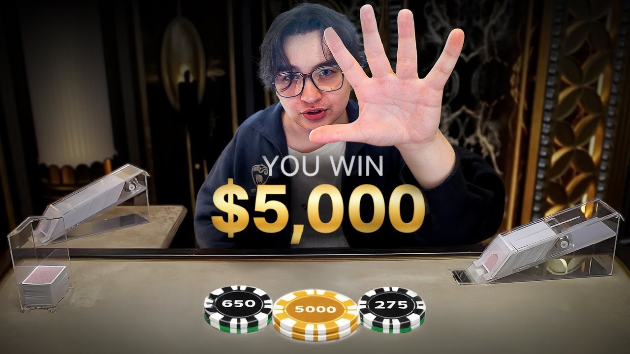 I Turned $1,000 Into $5,000 on Live Blackjack