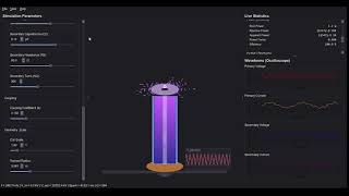 Tesla Coil Sim Extended Maxwell COP 1+