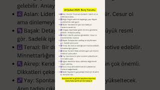 18 Şubat Burç Yorumlarıçyorumları Ünlükburç Çlar