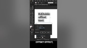 How to create offset path text in illustrator #illustrator #illustratortutorial #graphicdesign