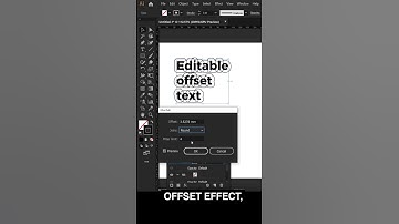 How to create offset path text in illustrator #illustrator #illustratortutorial #graphicdesign