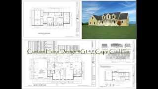 Cape Cod House Plan, Custom Home Design #G147 Cape Cod Plan