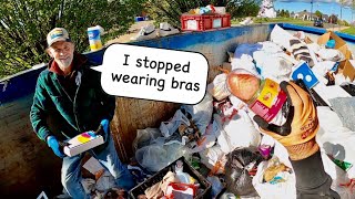 Dumpster Diving at Colleges Is a Riot | College Dumpster Diving Pt. 2