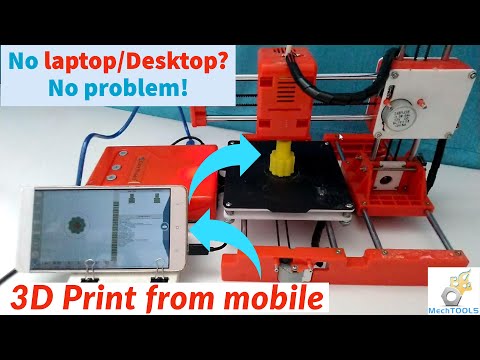 How to 3D print with mobile only || Tutorial || No pc required