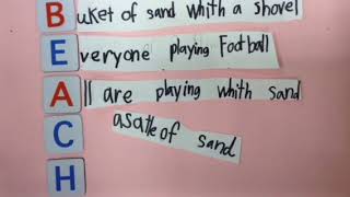 2019 first grade stop motion summer acrostic poems bonneville elementary