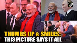 From carefree laughs to power ‘thumbs-up’, watch ‘Modi-Putin-XI’ candid moments at BRICS Summit 2024
