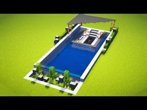 Minecraft Pool bauen Tutorial - Modernen Pool bauen in Minecraft 26.1