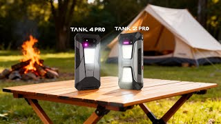 Both Powerful. Both Rugged. TANK 4 Pro vs TANK 2 Pro.