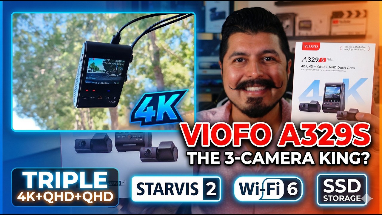 Viofo A329S dash cam driving video test 2026