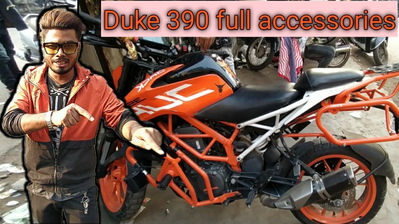 गूजरात का सबसे फेमस मिर्जापुर बाइक मार्केट Duke 390 full accessories