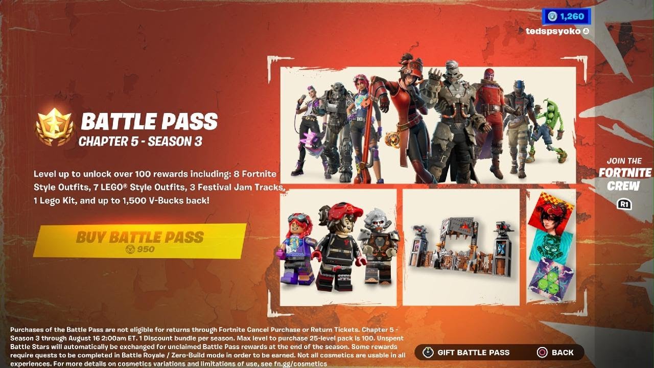 Fortnite Chapter 5 season 3 lobby reaction - YouTube