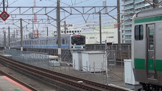 りんかい線70-000形Z1編成　武蔵浦和駅到着②