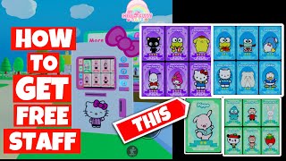 How to Get Free My Hello Kitty Cafe Staff without using Gacha Tix and Gems *tutorial screenshot 1