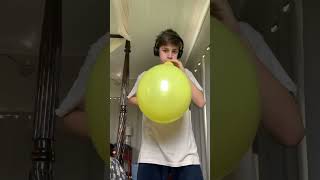 Blowing Up A Balloon Until It Pops Wait For It