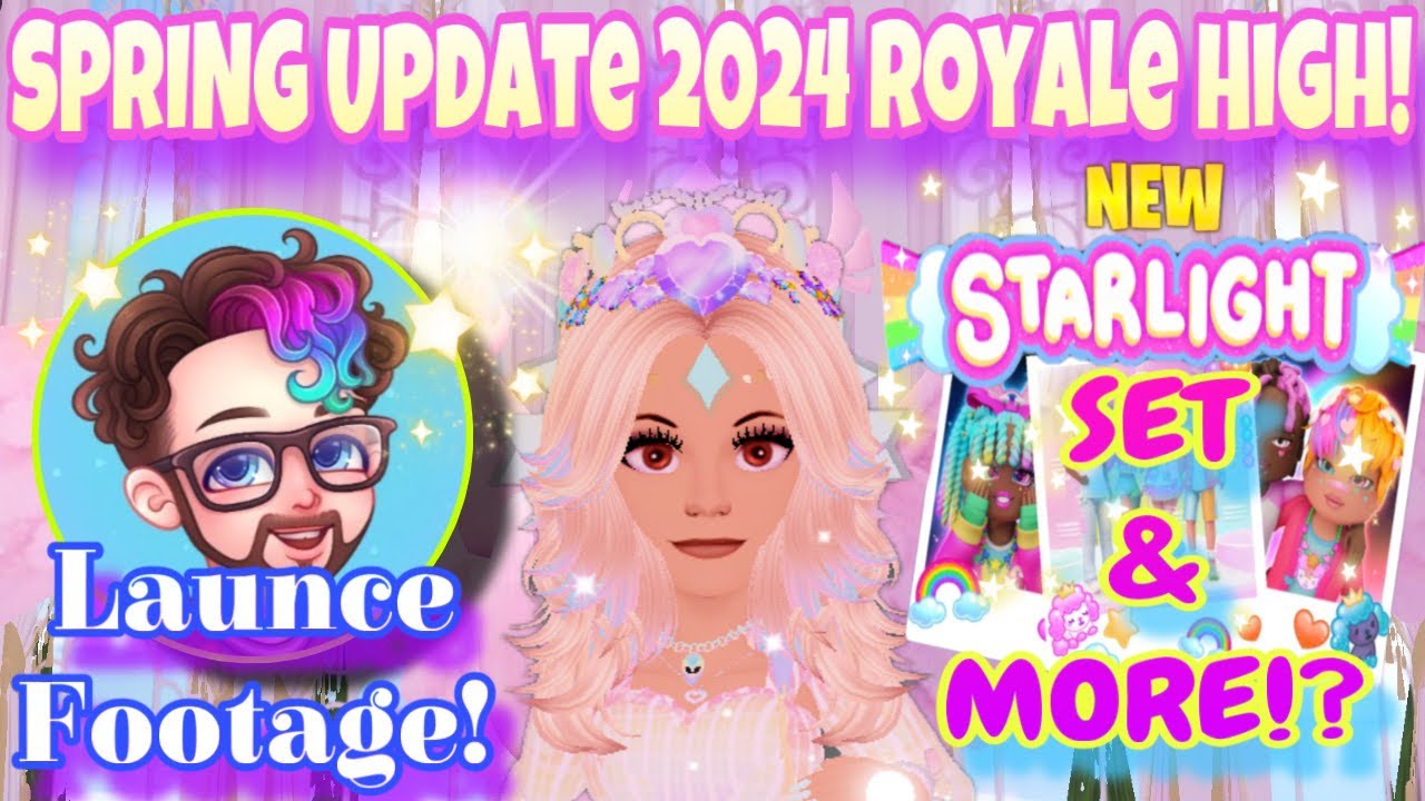 SPRING UPDATE 2024 ROYALE HIGH CAMPUS 3! NEW STARLIGHT SET ROYALE HIGH!#roblox  #royalehigh 