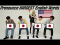 Japanese Try To Pronounce HARDEST English Words l FT. TOZ