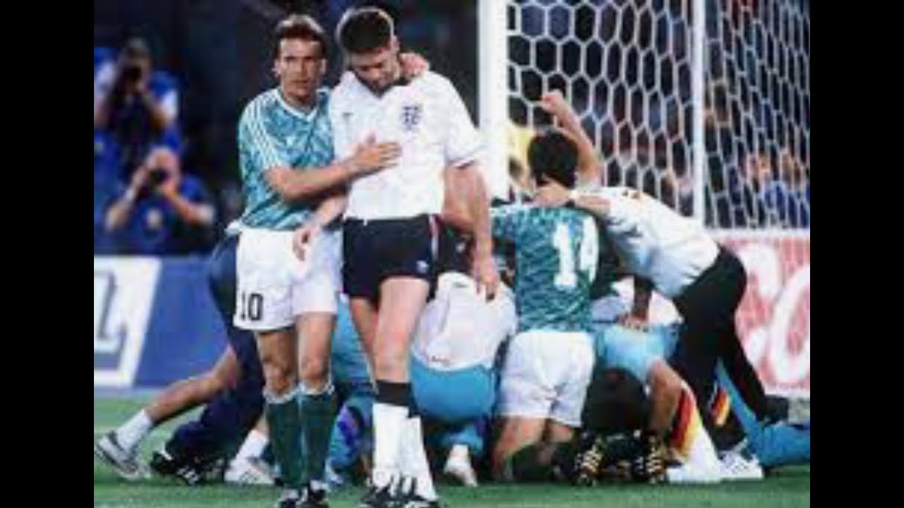 England 1(3) v 1(4) Germany penalties 1990 World Cup semi-final