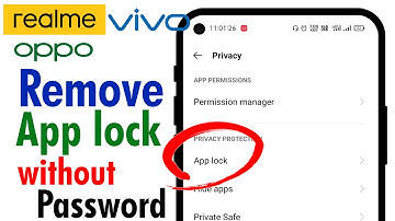 HOW TO REMOVE APP LOCK WITHOUT PASSWORD | How to Open / Unlock System App Lock If We Forgot Password