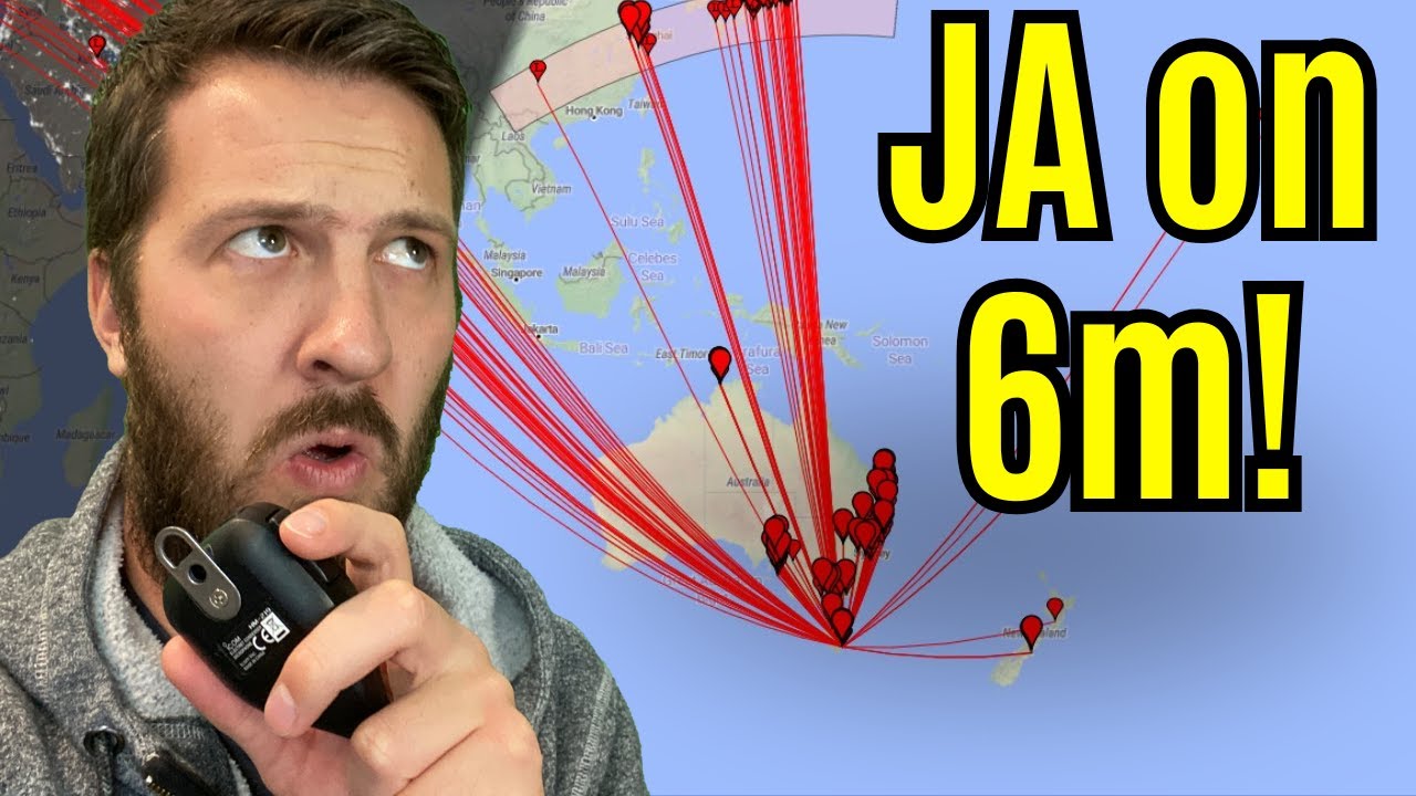 The BAND is OPEN! Working Japan on 6m (50 MHz) Live!