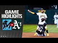 Marlins vs as game highlights 5324  mlb highlights